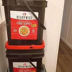 Food Emergency Survival Bucket- 2 Left Now. Take Both For 80.00!