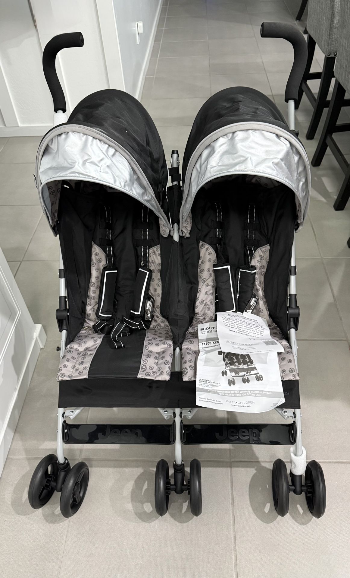 Jeep Double Stroller