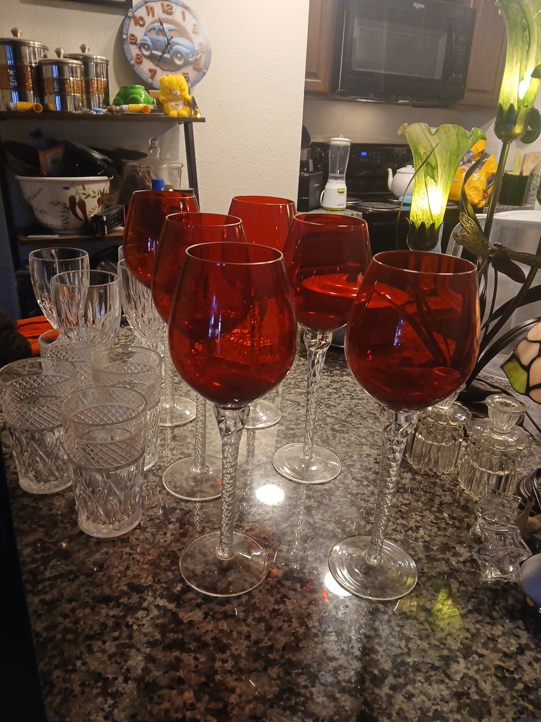 Tall stem ware