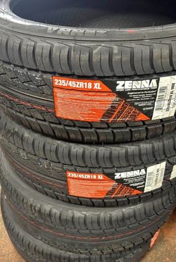 235/45/18 Set Of Tires Zenna