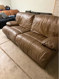 Real Leather Recliner