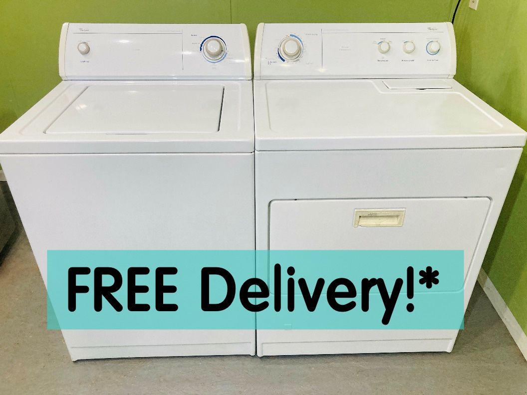 Matching washer and gas dryer