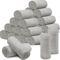 Brand New 20 Super Soft Gray Blanket THROWS Perfect For SCHOOLS, CHURCH, DAYCARE, SPORTS TEAMS NEVER USED 