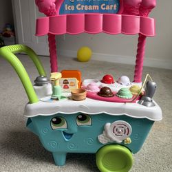 LeapFrog Scoop & Learn Ice Cream Cart with Accessories, Baby and Toddler Toys