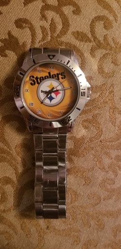 Pittsburgh Steelers watches 2 in stock for 40.00 each. 2 Dallas cowboys watches 40.00 each or 2 for 75.00