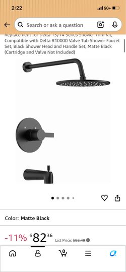 Replacement delta shower