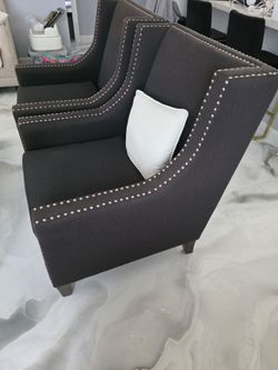 Dark grey chairs for sale