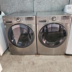 LG FRONTAL WASHER & GAS DRYER SET 