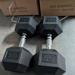 Brand new dumbbells
