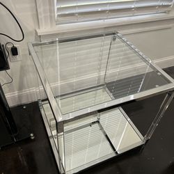 Luxury Glass End Table 
