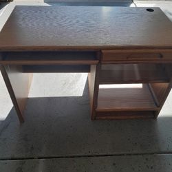 Oak Wood Computer Desk