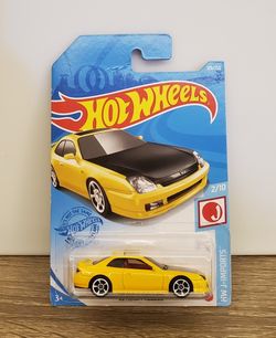 Hot Wheels '98 Honda Prelude Yellow And Black