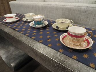 Fine China Teacups and Saucers England and Japan