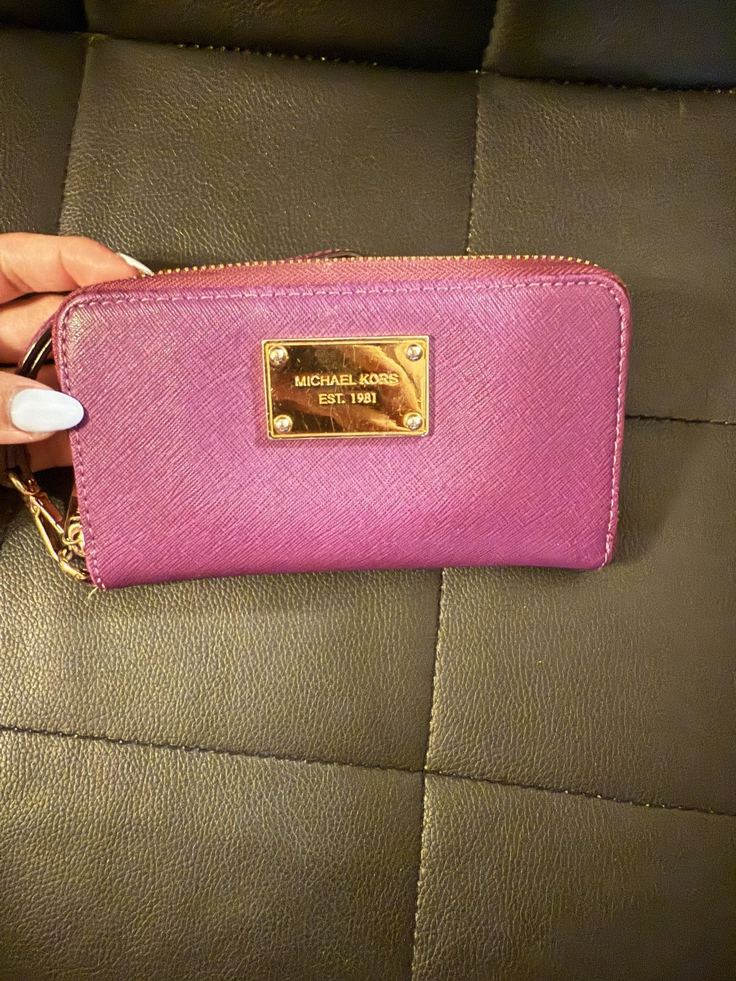MK Purple Wallet