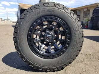 8x180 18x9 Fuel Covert Matte Black With LT275/70R18 BFGoodrich KO3 All Terrain 10ply CHEVY GMC