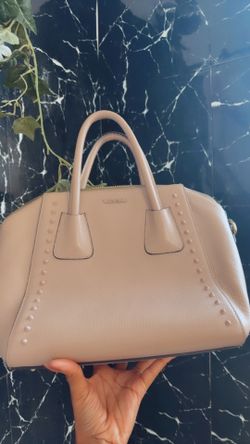 Valentino by Mario Valentino Blush Pink Pebbled Leather