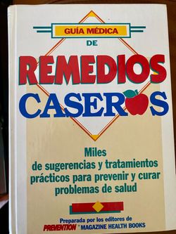 Guía Médica de Remedios Caseros Hardcover Book