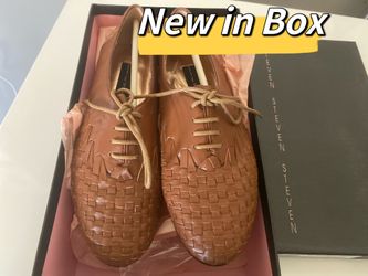 Brand NEW!Steve Madden leather woven NIB