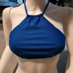J. Crew Blue Bikini Top Size XS
