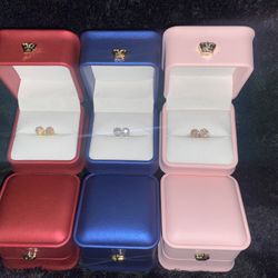 Moissanite  Flower Cluster Earrings 