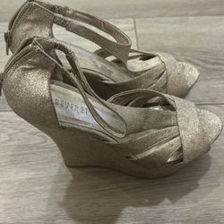 Forever 21 Glittery Wedges 
