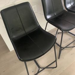 Sechrist Counter Bar Stools Chairs Vintage Black (2 Left)