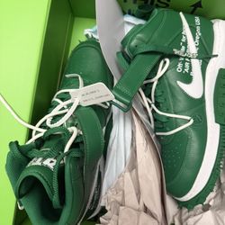 OFF WHITE X NIKE AIR FORCE 1 Mid SP “PINE GREEN” And AIR JORDAN 14 ARCHAEO BROWN
