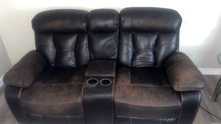 Leather Couch Set 50$ OBO