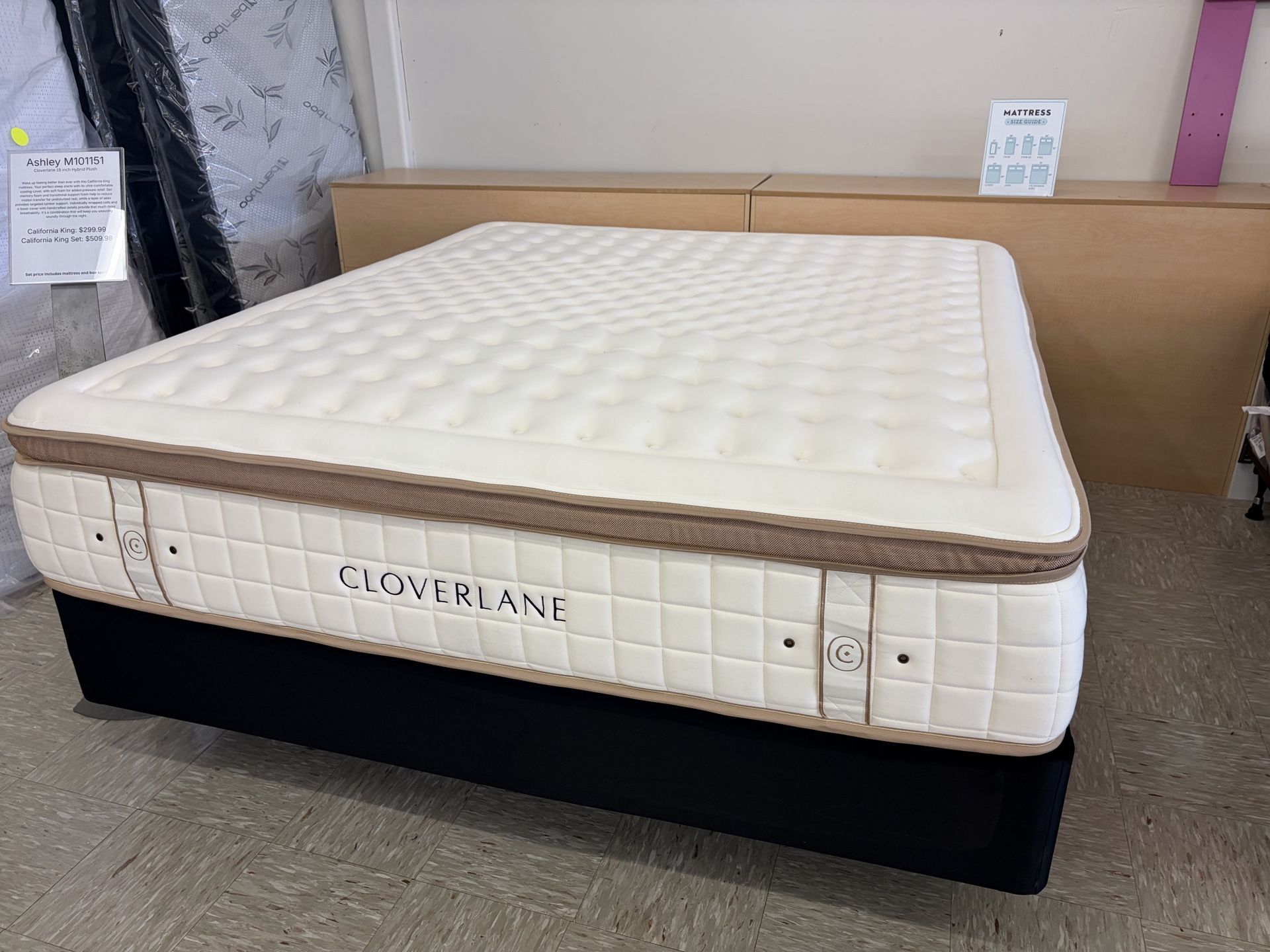 New Ashley furniture California king mattress
