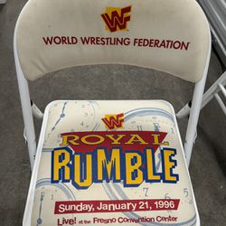 1996 WWF WWE Royal Rumble Event Chair 
