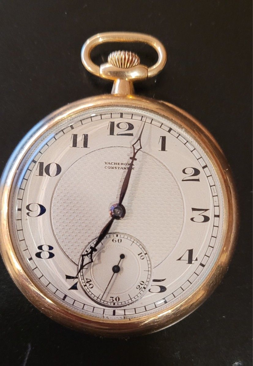 1915 Vacheron Constantin 14K Gold Pocket Watch - 44mm