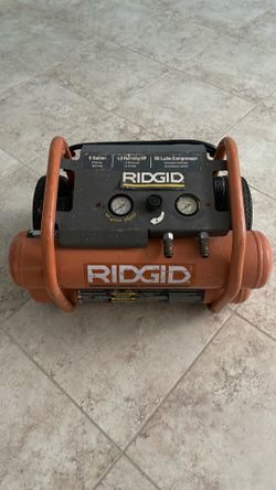 Ridgid oil lubricated air compressor