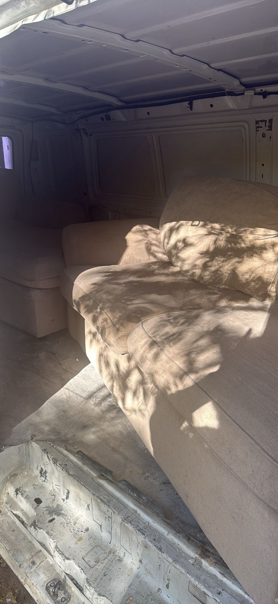 Beige Couch Sectional 