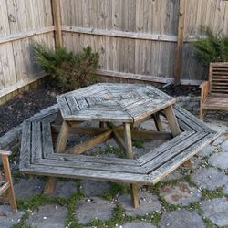 Outdoor Table, Wood Table, Picnic Table