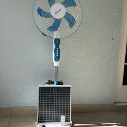 Rechargeable Solar Fan