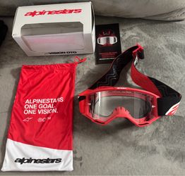 Red black Alpinestars OTG Googles New