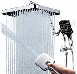 13 Inch Rain Shower Head with Handheld Combo