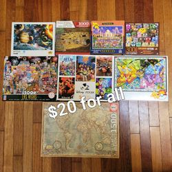 Mixed Puzzle Lot