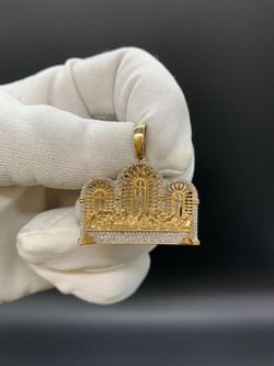 1 1/4 LAST SUPPER DIAMOND PENDANT #18760