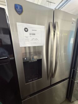Midea French Door Stainless Steel Refrigerator