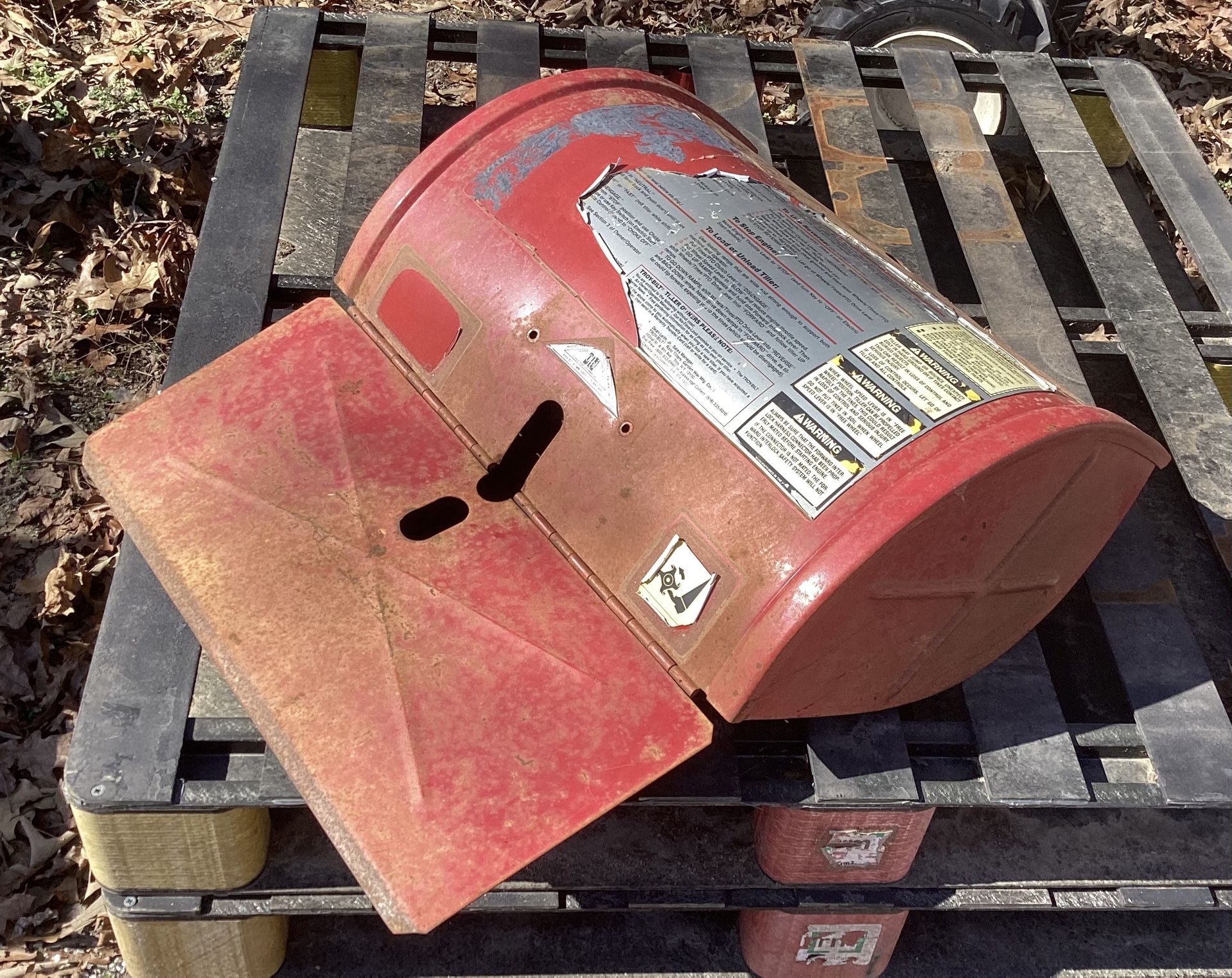 Troy Bilt Horse tiller tine cover