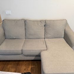 Couch 89 x 39 x 40 inches tan