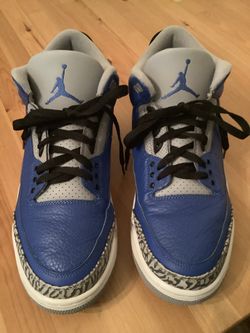Nike air Jordan 3 Retro Varsity Royal Cement Men’s Size 11