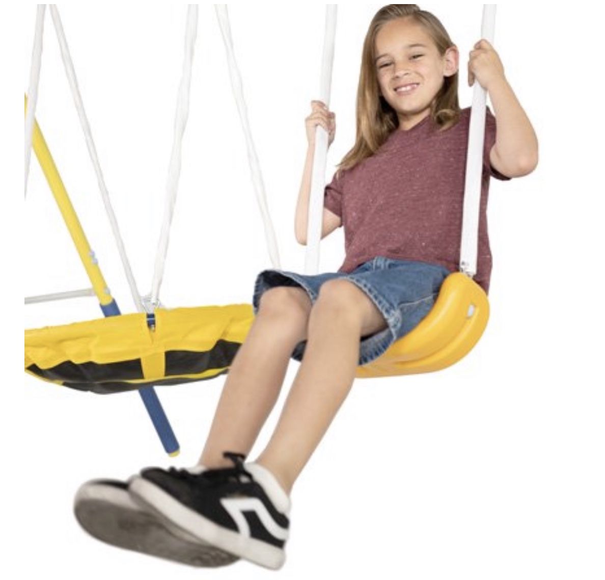 🔥 Brand New Heavy Duty Slide, 2 Swings, a Saucer Swing Set