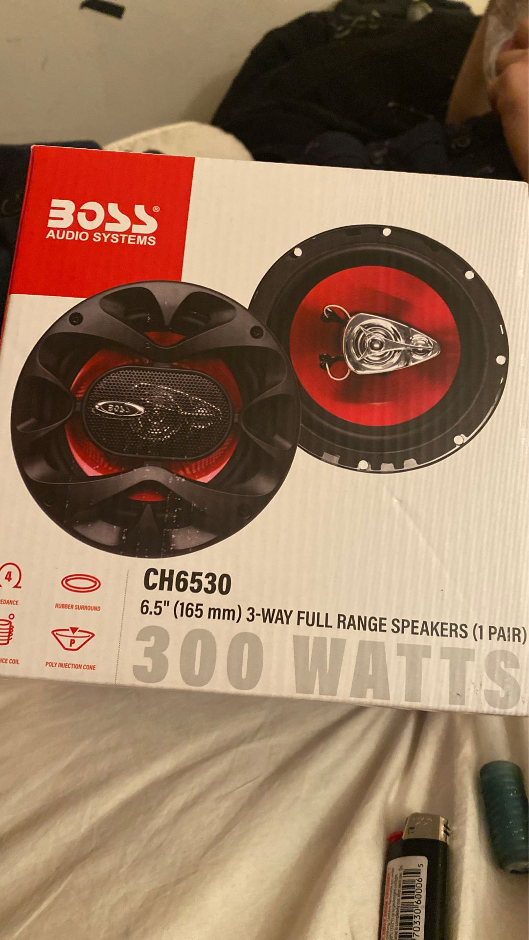 3 way audio system full range speakers 300 watts