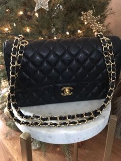 Black Leather Purse