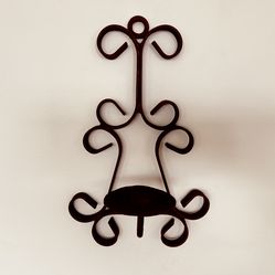 Wrought Iron Candle Holders - Set of 2
