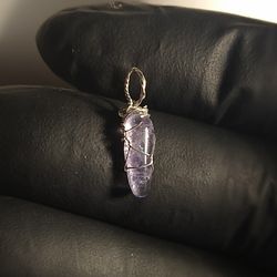 Natural Tanzanite Cabochon Pendant (925)