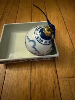 Royal Delft De Porceleyne Fles 1965 Octagonal Trinket Dish Handpainted & ORNAMENT FROM HOLLAND >$100 RETAIL