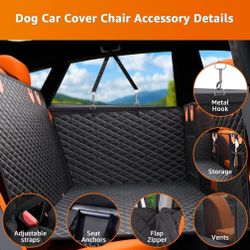 Back Seat Extender for Dogs, Dog Car Seat Cover for Back Seat Hard Bottom  
